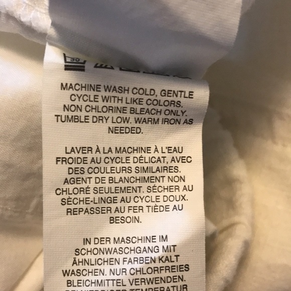 J. Crew White Linen Cropped Pants Size 0 - Picture 8 of 9